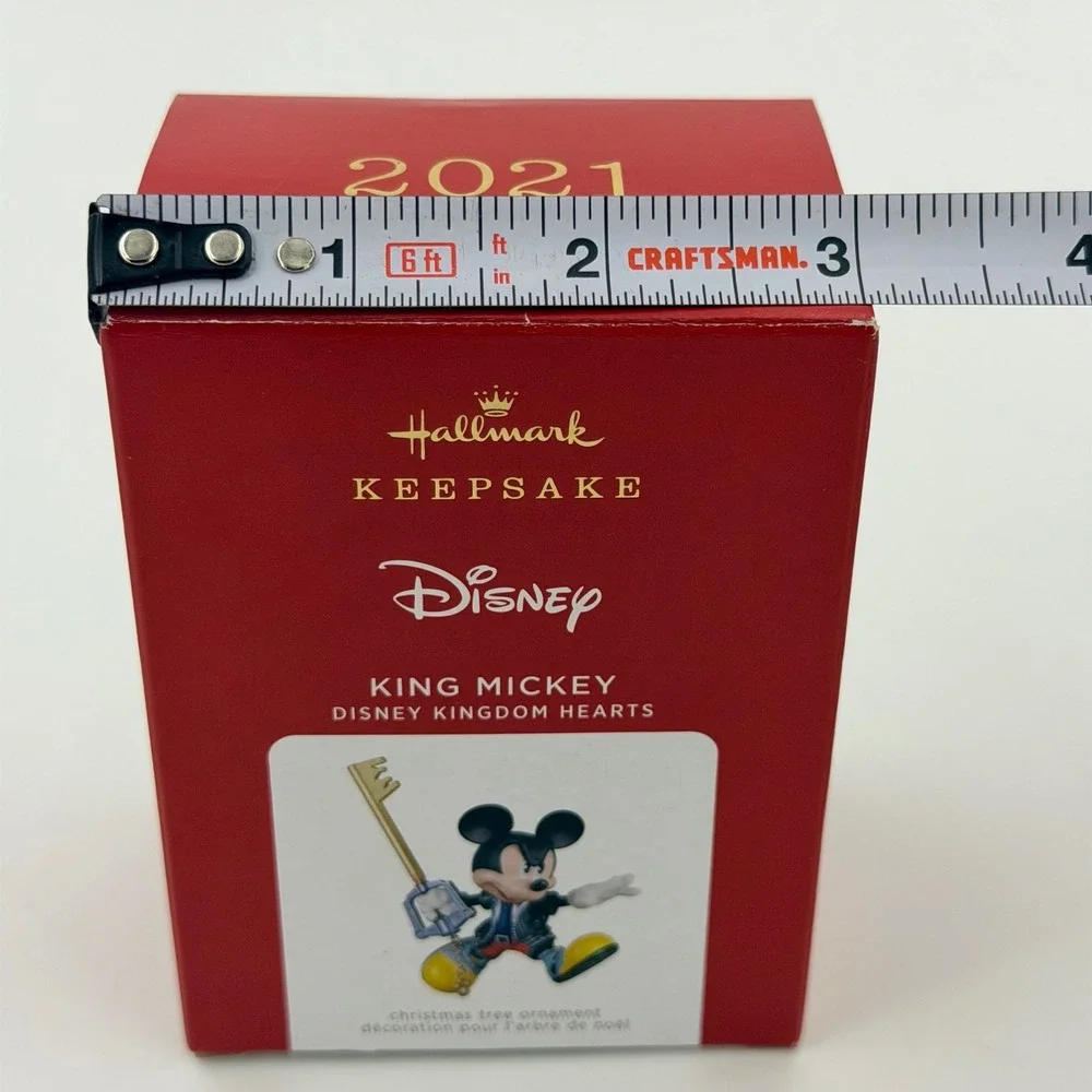 Rare! Hallmark Ornament Excellent‎ Disney Kingdom Hearts King Mickey 2021